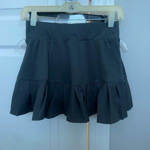 Gray tennis skirt